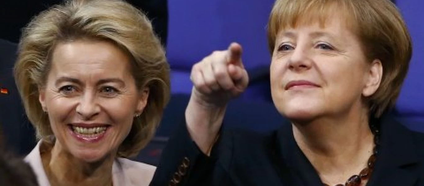 Άνγκελα Μέρκελ: Έριξε... «άκυρο» στην Ούρσουλα φον ντερ Λάιεν αποφεύγοντας τη χειραψία της! (βίντεο)